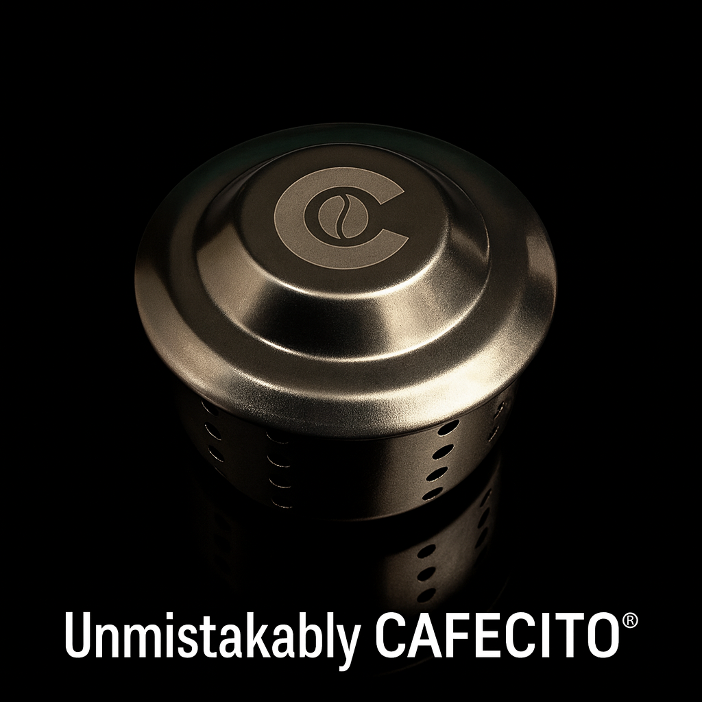 CAFECITO® Moka Pot Anti-Splash Valve — Flow Control Accessory for Stovetop Espresso