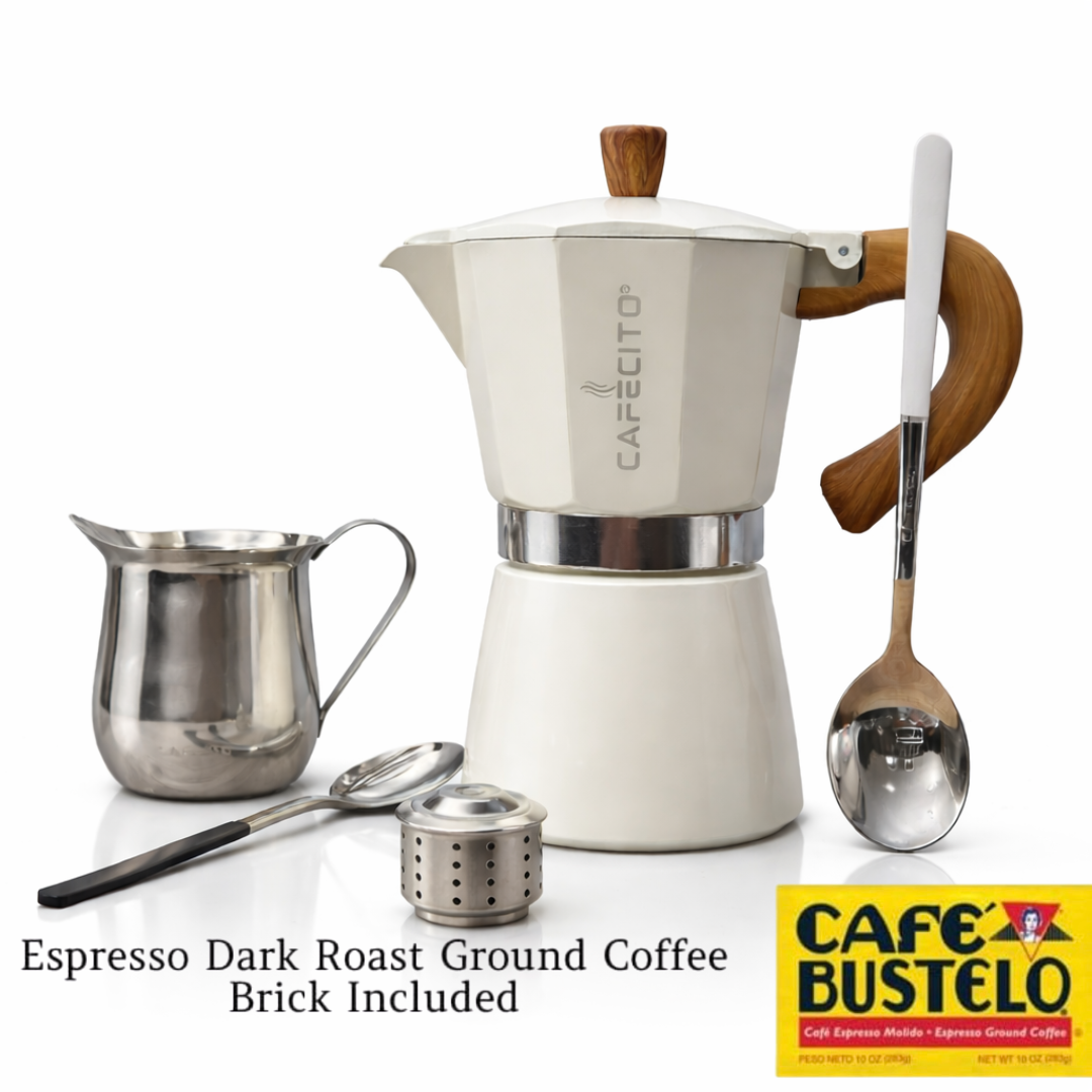 CAFECITO® Cuban Coffee Starter Kit — The Cafecito Ritual System